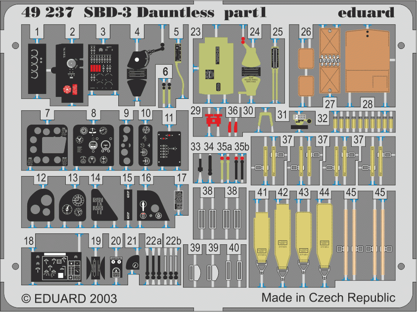 Eduard BIG4808 SBD-3 1/48 HASEGAWA – Bild 4