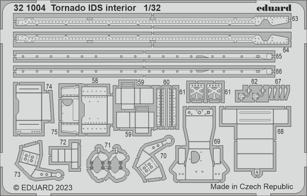 Eduard 321004 Tornado IDS interior ITALERI 1/32 – Bild 3