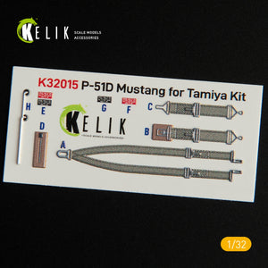 KELIK K32015 P-51D MUSTANG - INTERIOR 3D DECAL FOR TAMIYA KIT 1/32 – immagine 3