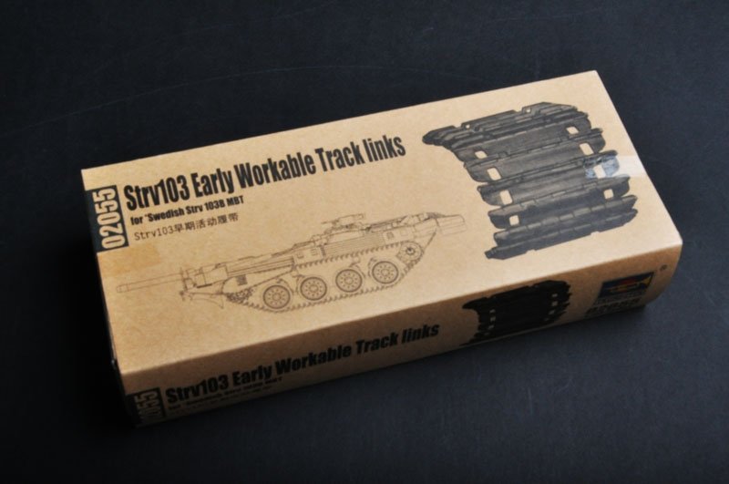 Trumpeter 02055 Strv103 early Workable Track links 1/35 – zdjęcie 4