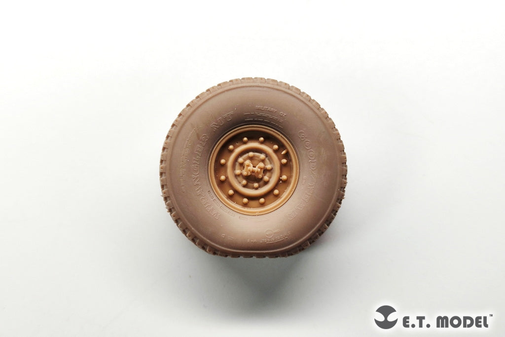 E.T. Model P35-173 Modern USA M1114 Humvee Sagged Wheels (For BRONCO Kit) 1/35