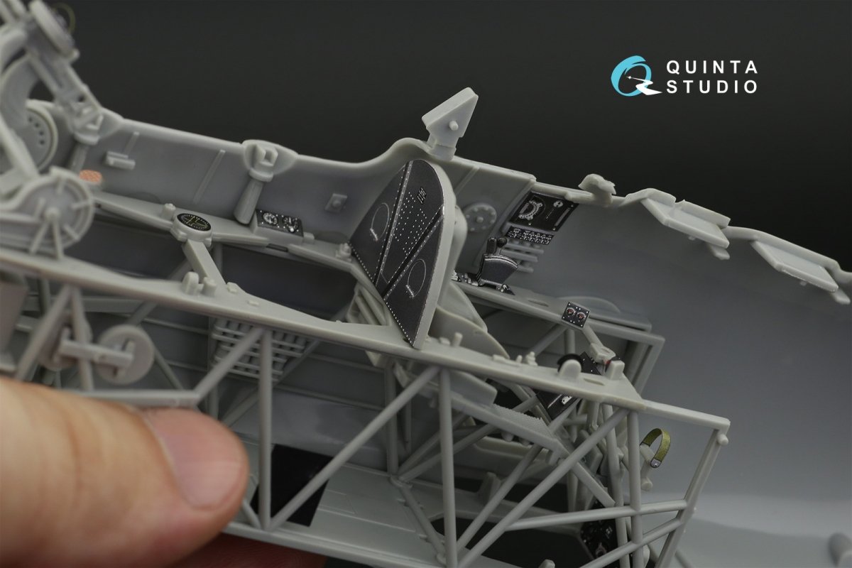 Quinta Studio QD32115 Fairey Swordfish Mk.I 3D-Printed &amp;amp; coloured Interior on decal paper (Trumpeter) 1/32 – immagine 9