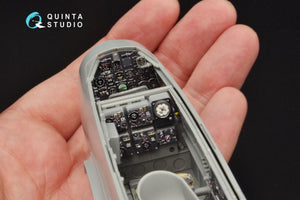 Quinta Studio QD32063 Bf 110C/D 3D-Printed &amp;amp; coloured Interior on decal paper (for Dragon kit) 1/32 – immagine 6
