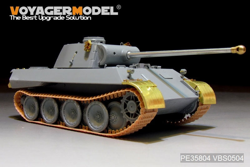 Maquette Voyager PE35804 Panther D V1 allemand de la Seconde Guerre mondiale (modèle de base) pour DROGON 6822 au 1/35 – image 8