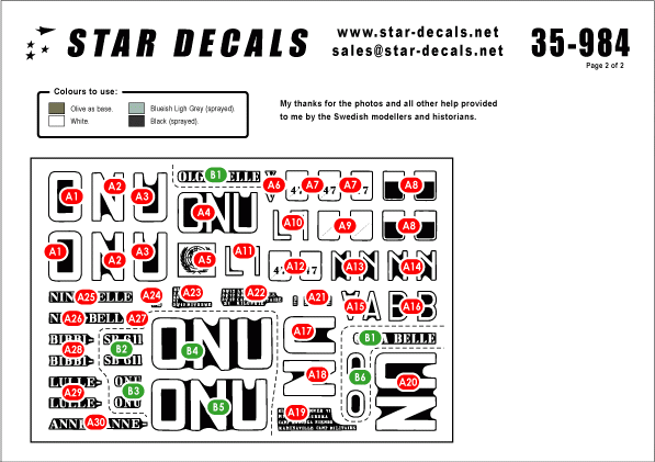 Star Decals 35-984 Congo Crisis 1 1/35 – Bild 2