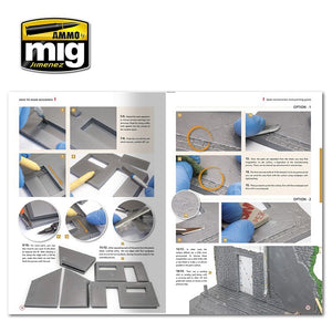 AMMO of Mig Jimenez 6135 HOW TO MAKE BUILDINGS. BASIC CONSTRUCTION AND PAINTING GUIDE (English) – imagen 2