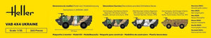 Heller 57130 VAB 4X4 Ukraine - Starter Kit 1/35 – zdjęcie 5