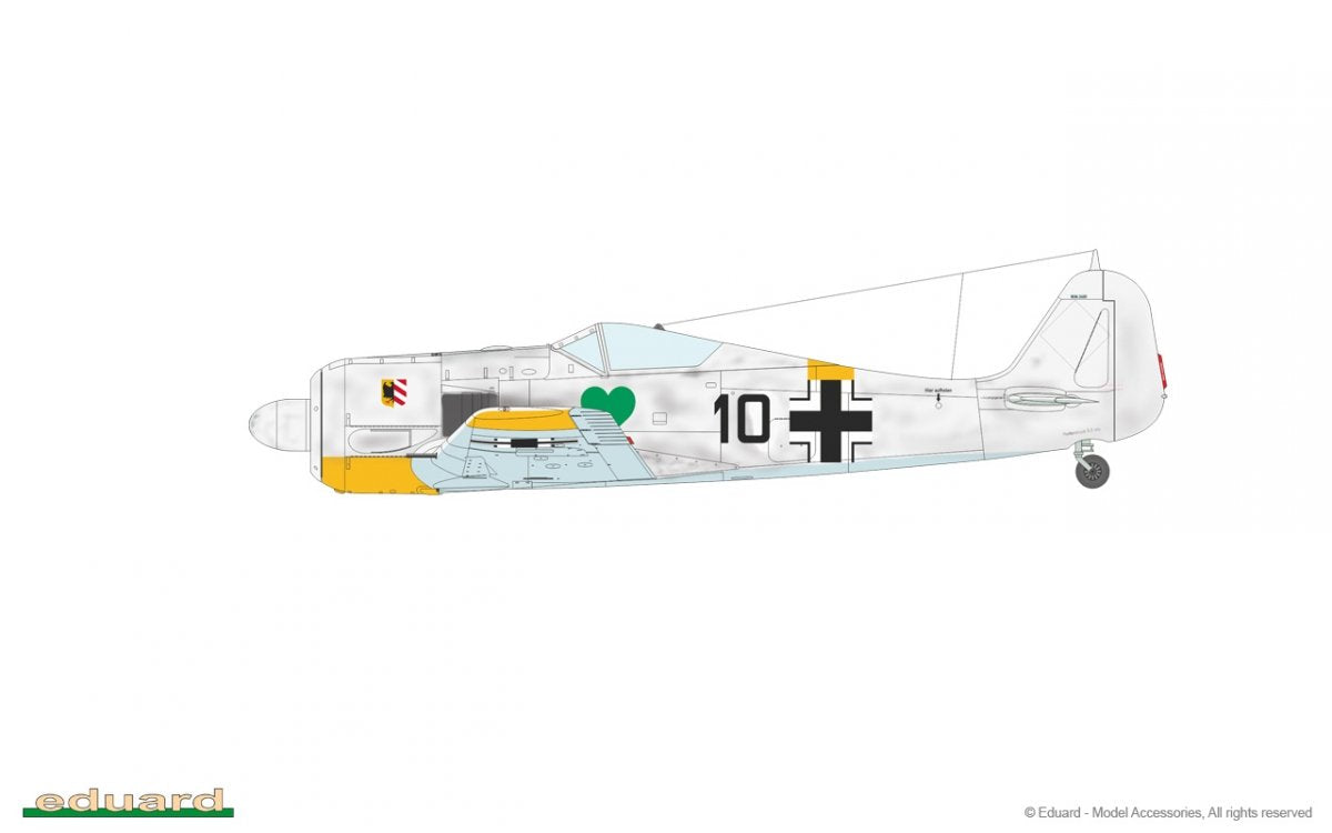 Eduard 84117 Fw 190A-4 w/ engine flaps &amp;amp; 2-gun wings 1/48 – immagine 14