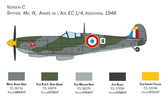 Italeri 2804 Spitfire Mk. IX 1/48 – Bild 7
