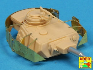 Aber 72A06 Osłony wieży do PzKpfw IV / Turret skirts for PzKpfw IV 1/72 – immagine 3