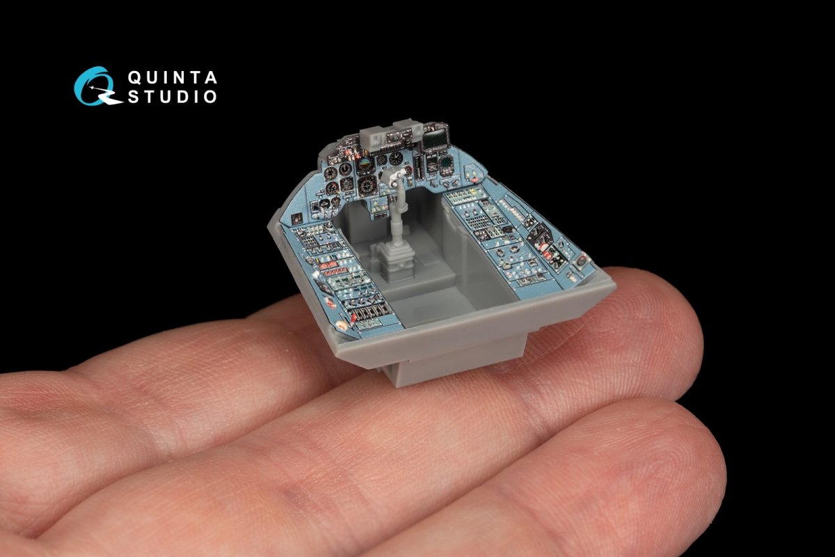 Quinta Studio QD48173 Su-33 3D-Printed &amp;amp; coloured Interior on decal paper (for Minibase kit) 1/48 – imagen 6