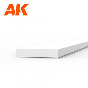 AK Interactive AK6517 STRIPS 0.75 X 4.00 X 350MM – STYRENE STRIP – (10 UNITS) – zdjęcie 2