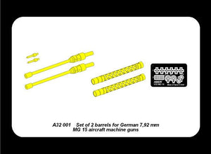 Aber A32001 Set of 2 barrels for German 7.92 mm MG 15 aircraft machine guns (1/32) – image 5