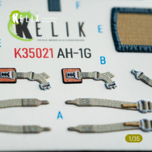 KELIK K35021 AH-1G COBRA INTERIOR 3D DECALS FOR ICM KIT 1/35 – immagine 6