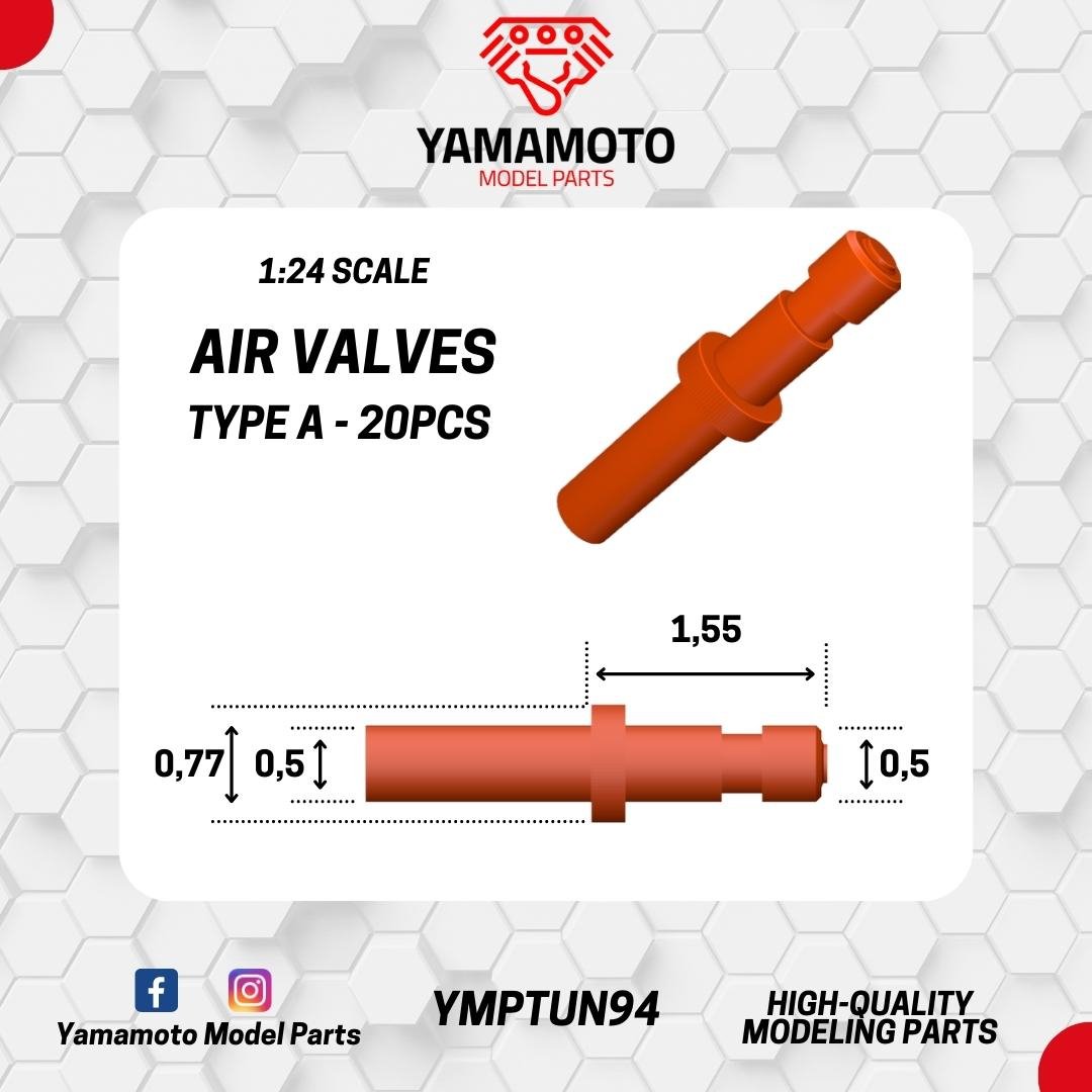Jeu de leviers de vitesse Yamamoto YMPTUN58 1/24