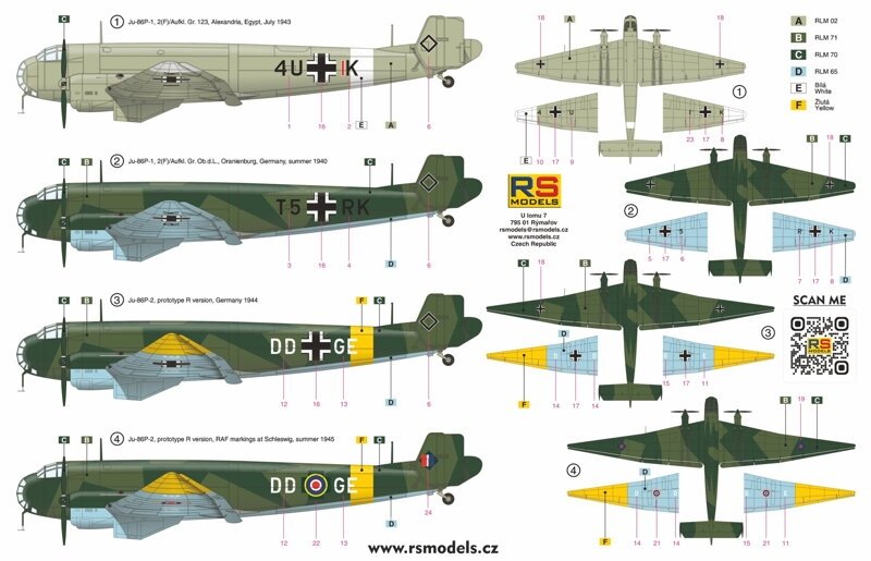 RS Models 92276 Junkers Ju-86P 1/72 – immagine 4