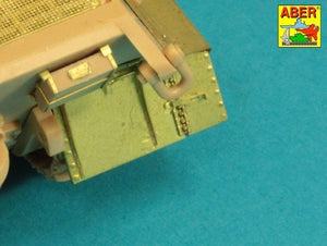 Aber 48053 Jagdtiger Sd.Kfz. 186 –przednie i tylnie błotniki / Jagdtiger Sd.Kfz. 186 –Front &amp;amp; Rear Fenders 1/48 – immagine 5