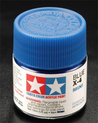 Tamiya X4 Blue (81504) Acrylic paint 10ml – Bild 3