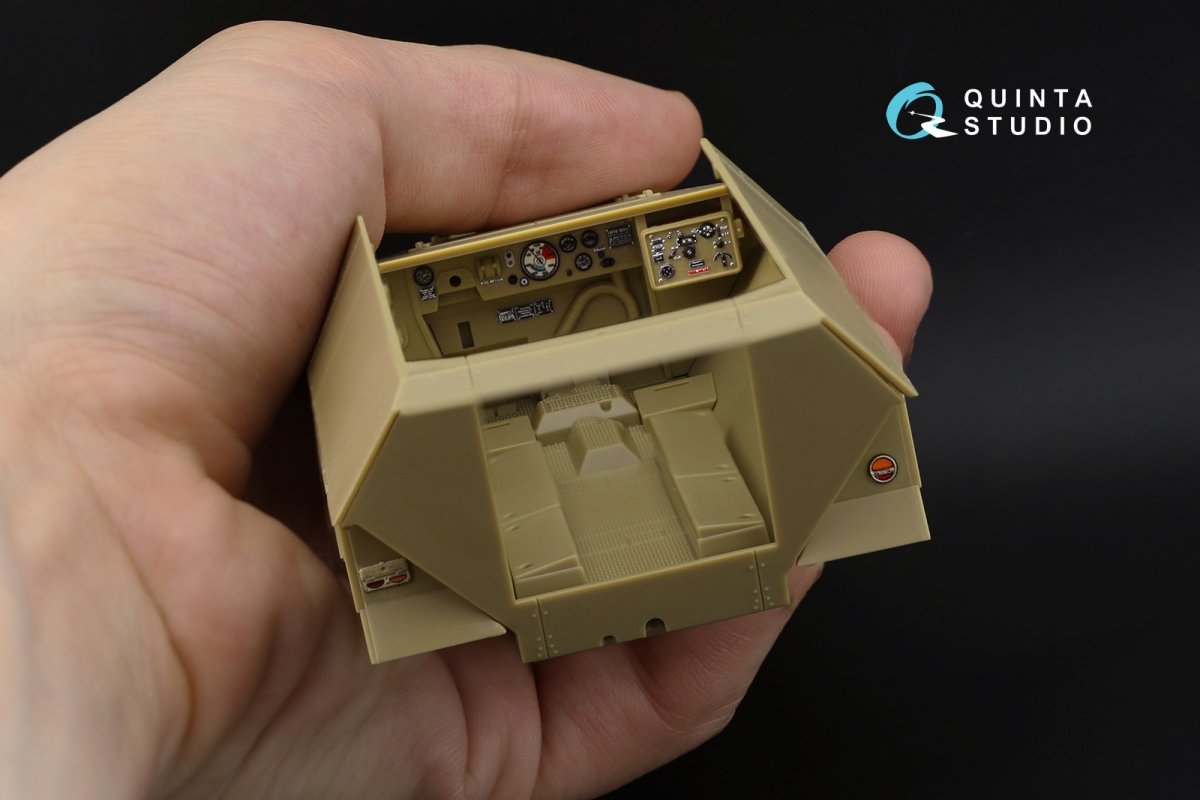 Quinta Studio QD35050 SD.KFZ.251 Family 3D-Printed &amp;amp; coloured Interior on decal paper ( Tamiya ) 1/35 – Bild 3