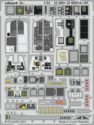 Eduard 32992 F/ A-18F interior REVELL 1/32