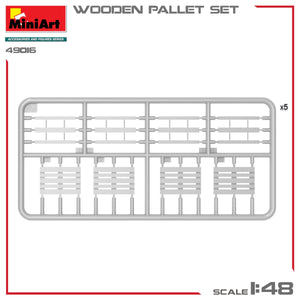 MiniArt 49016 WOODEN PALLET SET 1/48 – immagine 2