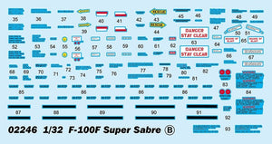 Trumpeter 02246 F-100F Super Sabre 1/32 – immagine 20