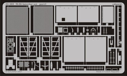 Eduard 35382 M-26 DWag. interior 1/35 Tamiya – Bild 2
