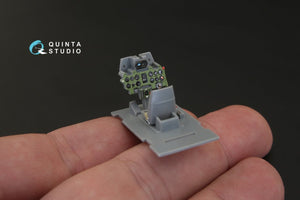 Quinta Studio QD48102 A6M2 3D-Printed &amp;amp; coloured Interior on decal paper (for Hasegawa kit) 1/48 – immagine 9