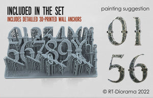 RT-Diorama 35659 Wall Anchor Set [Type 1] 1/35 – immagine 2