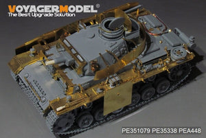 Voyager Model PE351079A WWII German Pz.KPfw.III Ausf.N basic（A ver without included Ammo）(For TAKOM 8005) 1/35 – Bild 2