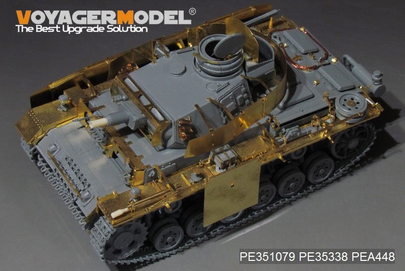 Voyager Model PE351079A WWII German Pz.KPfw.III Ausf.N basic（A ver without included Ammo）(For TAKOM 8005) 1/35 – Bild 2