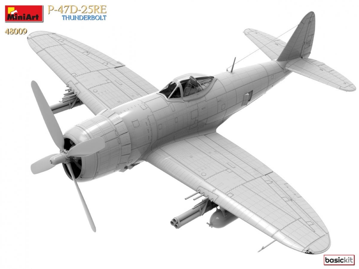 MiniArt 48009 P-47D-25RE THUNDERBOLT. BASIC KIT 1/48 – imagen 7