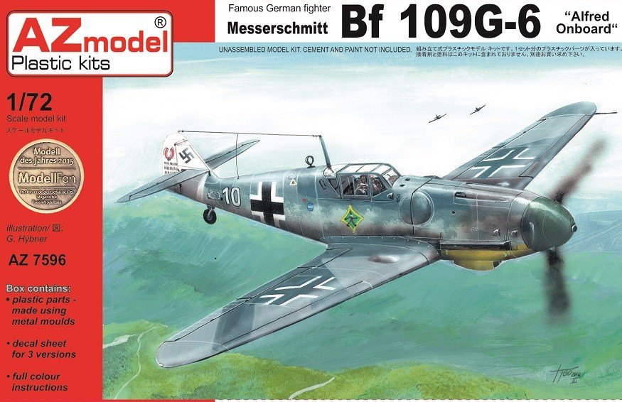 AZ Model AZ7596 Bf 109G-6 Alfred Onboard 1/72