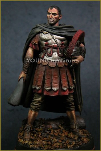 Young Miniatures YH9002-R Roman Officer 1st A.D 90mm – immagine 2