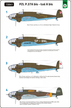 Fly 72041 PZL.37 A bis Moose A bis (1/72) – image 8