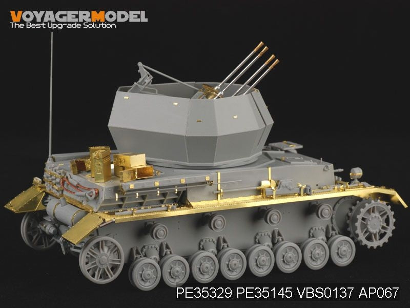 Voyager Model PE35329 WWII German 20mm Flakpanzer IV &amp;quot;Wirbelwind&amp;quot; For DRAGON 6540 1/35 – immagine 7