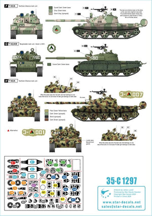 Star Decals 35-C1297 Afghan Tanks 3. T-62A/AM 1/35 – immagine 2