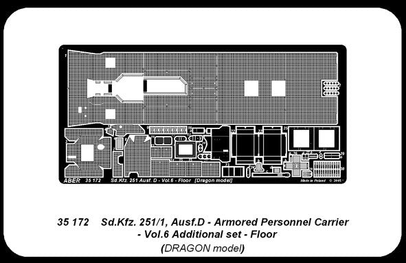 Aber 35172 Sd.Kfz. 251/1 Ausf.D. partie 6 étage (DRA) (1/35) – image 2