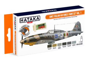 Hataka HTK-CS103 WW2 Italian Air Force Paint set vol.1 (6x17ml)