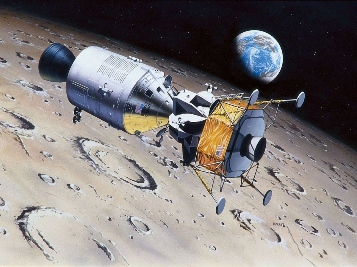 Revell 03700 Apollo 11 Columbia-Eagle 1/96 – Bild 2