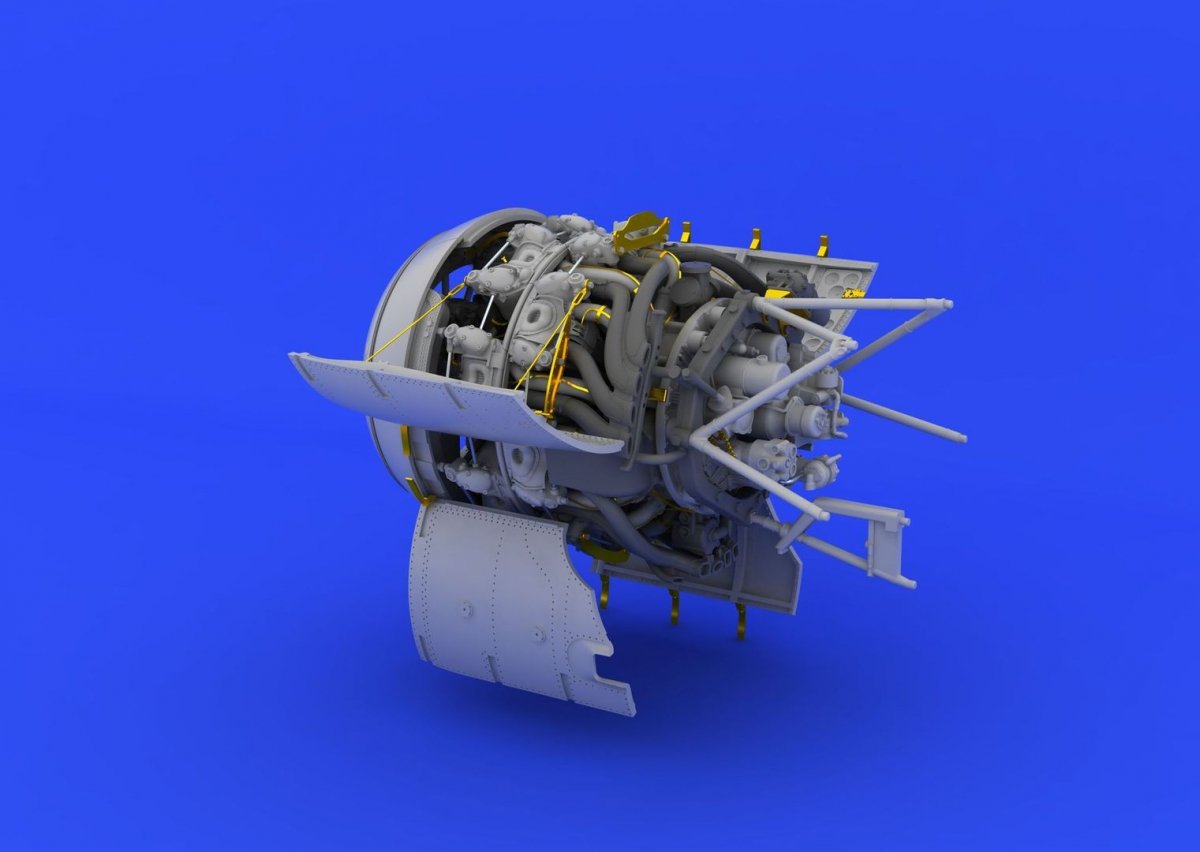 Eduard 632063 Fw 190F-8 engine 1/32 REVELL – zdjęcie 5