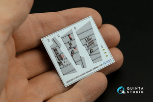 Quinta Studio QD48370 F-4E late without DMAS 3D-Printed &amp;amp; coloured Interior on decal paper (Meng) 1/48 – imagen 8