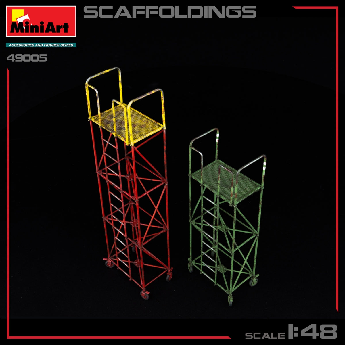 MiniArt 49005 SCAFFOLDINGS 1/48 – imagen 4