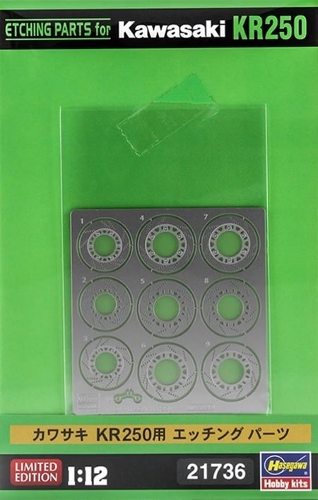 Hasegawa 21736 Pièces photogravées pour Kawasaki KR250 1/12 