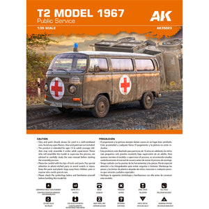 AK Interactive AK35023 T2 MODEL 1967 PUBLIC SERVICE 1/35 – zdjęcie 8