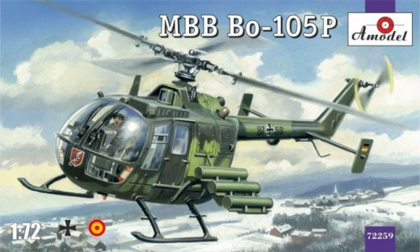 A-Model 72259 MBB Bo-105P 1/72