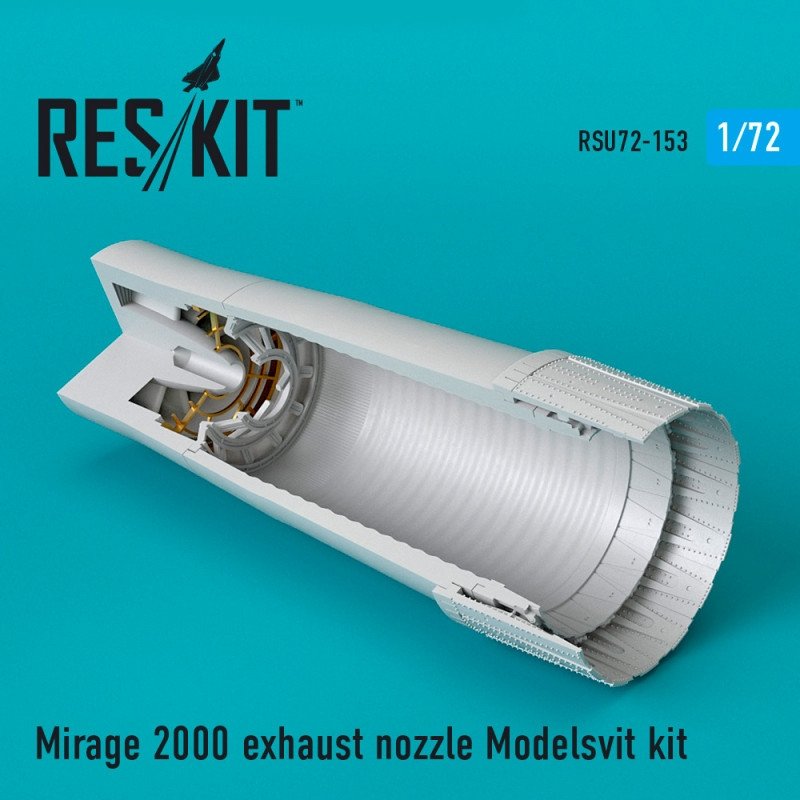 RESKIT RSU72-0153 Tuyère d&amp;#39;échappement Mirage 2000 Modelsvit 1/72