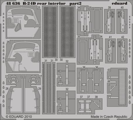Intérieur arrière Eduard 48636 B-24D REVELL/MONOGRAM (1/48) – image 2