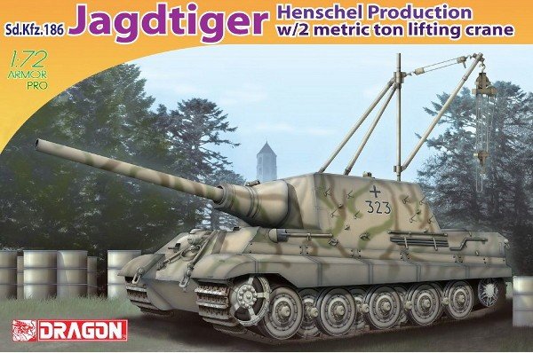 Dragon 7345 Jagdtiger /Henschel w. Crane 1/72