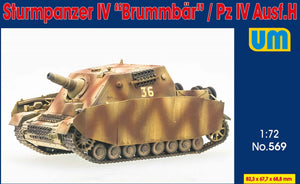 Unimodels 569 Sturmpanzer IV &amp;quot;Brummbar&amp;quot; / Pz IV Ausf. H 1/72